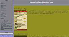 Desktop Screenshot of foundationforpublication.com